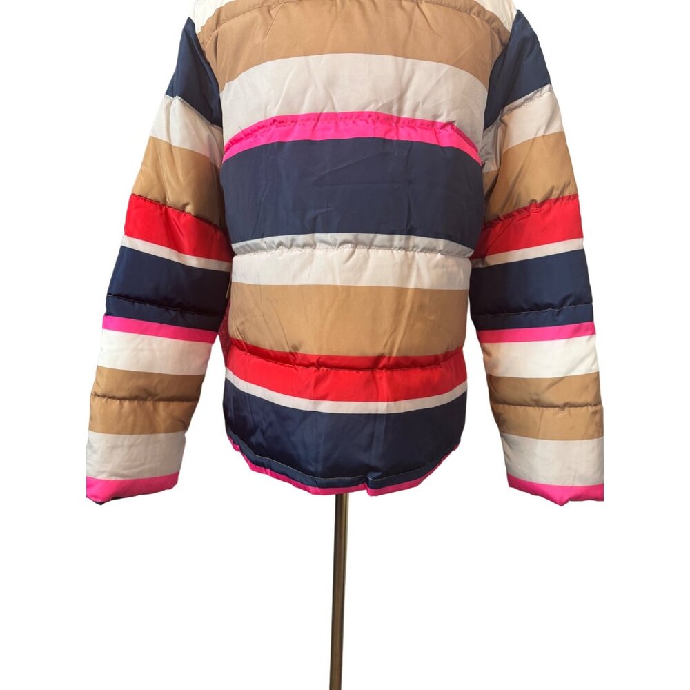 2/$30 NWT St. John's Bay Medium Striped Puffer Jacket Multicolor - Picture 8 of 15